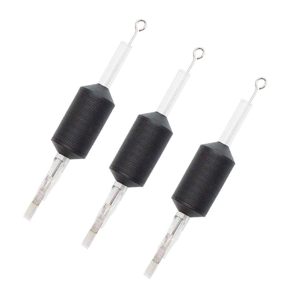 Needlehouse 1inch grip with 25mm disposable tattoo tubes for comfortable handling.