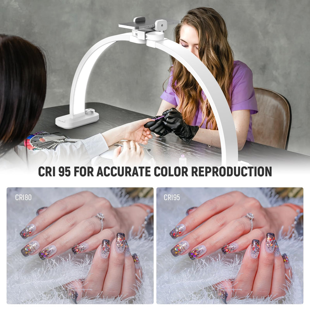 NEEWER HM01-D 3400 lux at 0.5 m for detailed manicure work