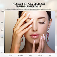 NEEWER HM01-D CRI95 color accuracy for nails and cosmetics