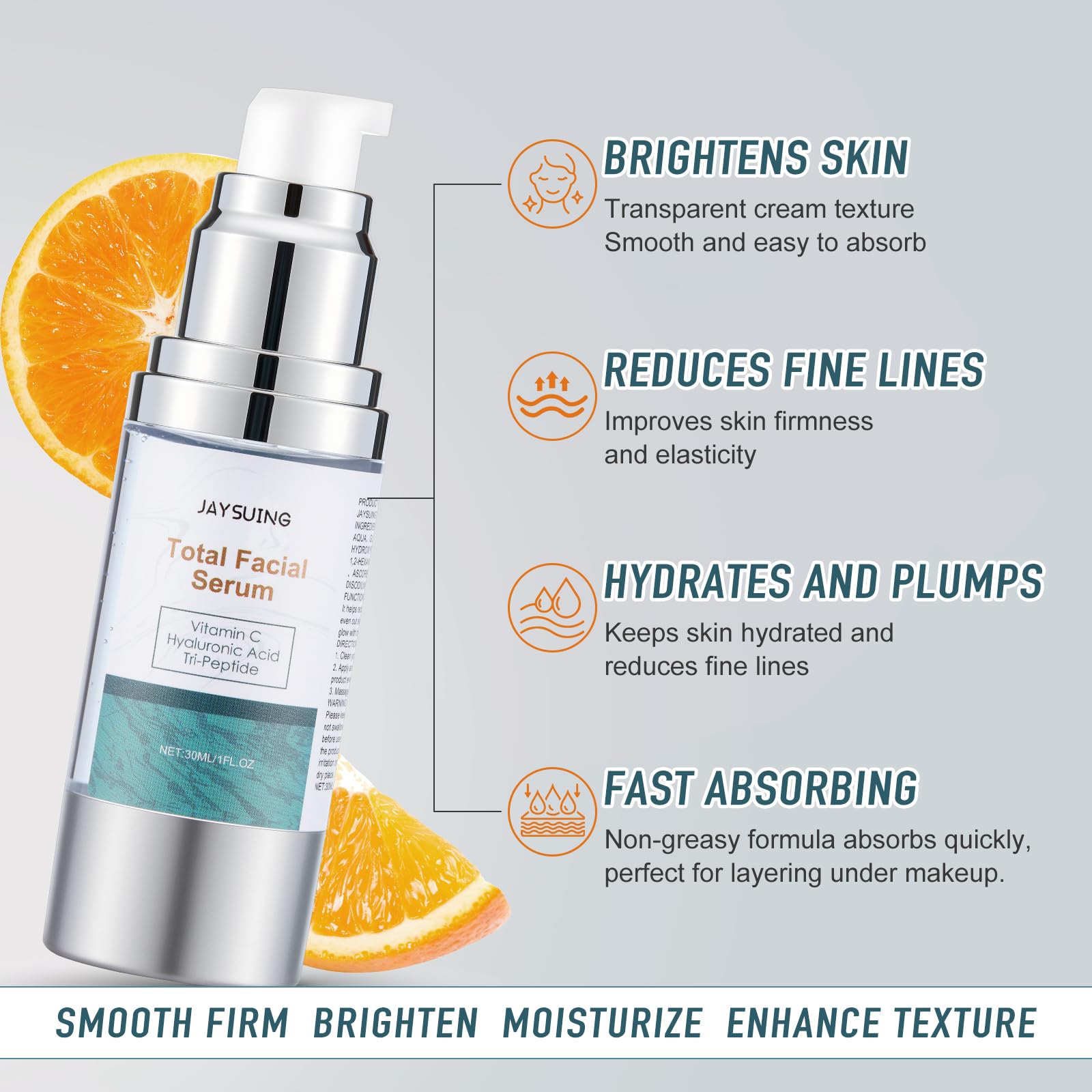 NEIOM Vitamin C Serum texture appears oil-free and fast-absorbing.