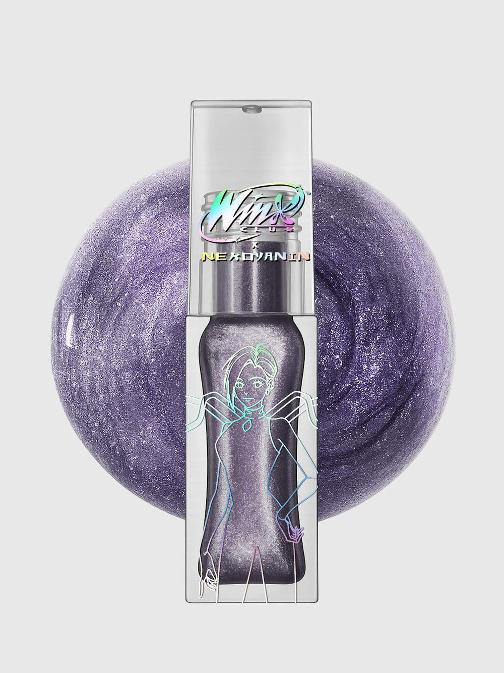 Nekoyanin Winx Club Glitter Lipgloss packaging with collectible art elevates display appeal.