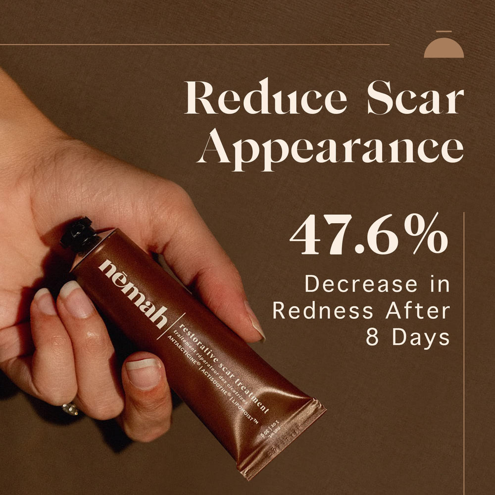 Nemah antarcticine-peptide-hydration nourishes and calms skin around scars