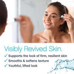 NeoCell serum supports daily routine for a firmer-looking skin appearance.