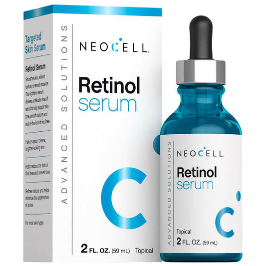 NeoCell retinol serum bottle front for nightly skincare routine