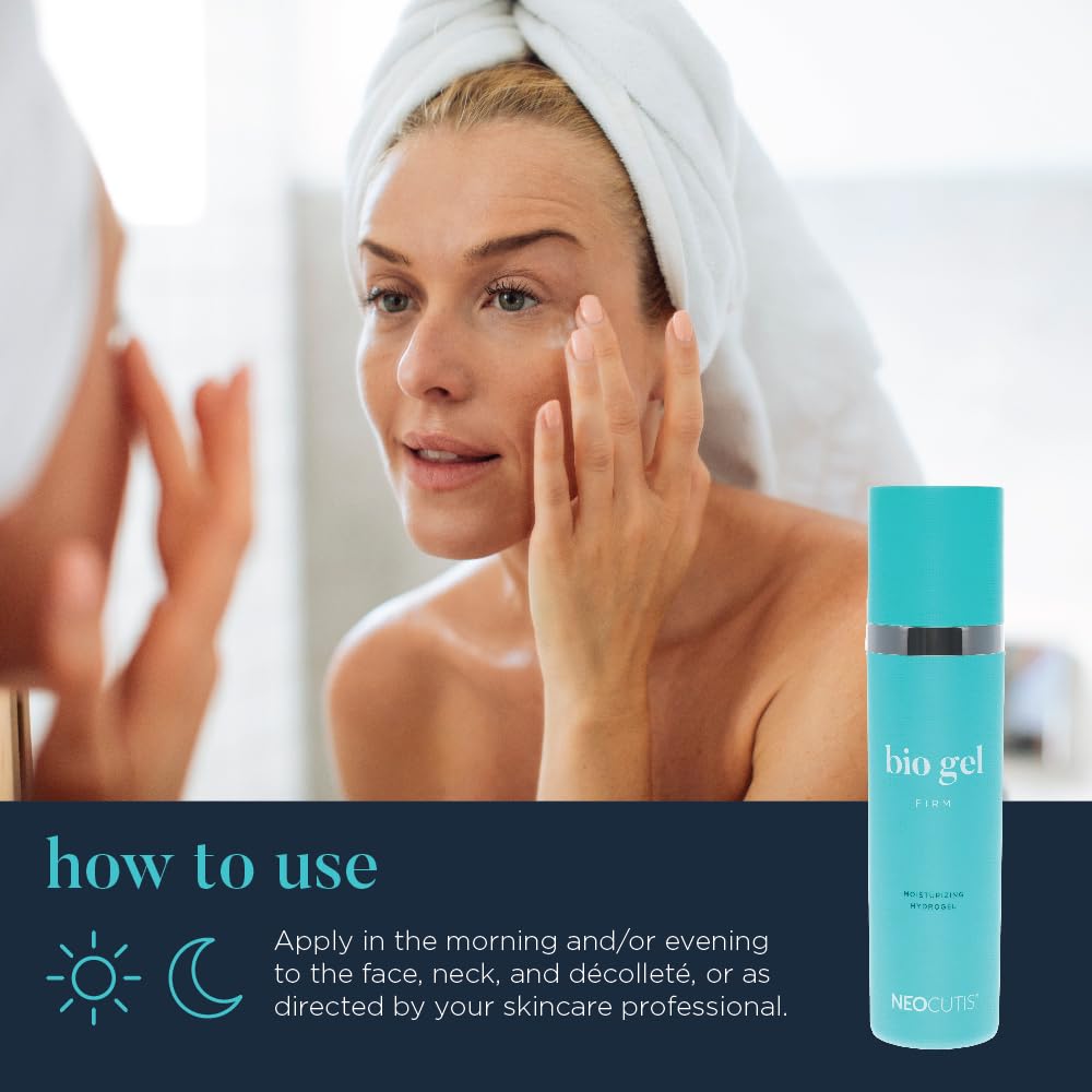 NEOCUTIS Bio Gel Firm hydrogel closeup shows non-greasy finish