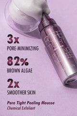 NEOGEN code9 Pore Tight Mousse texture close-up highlighting exfoliating action