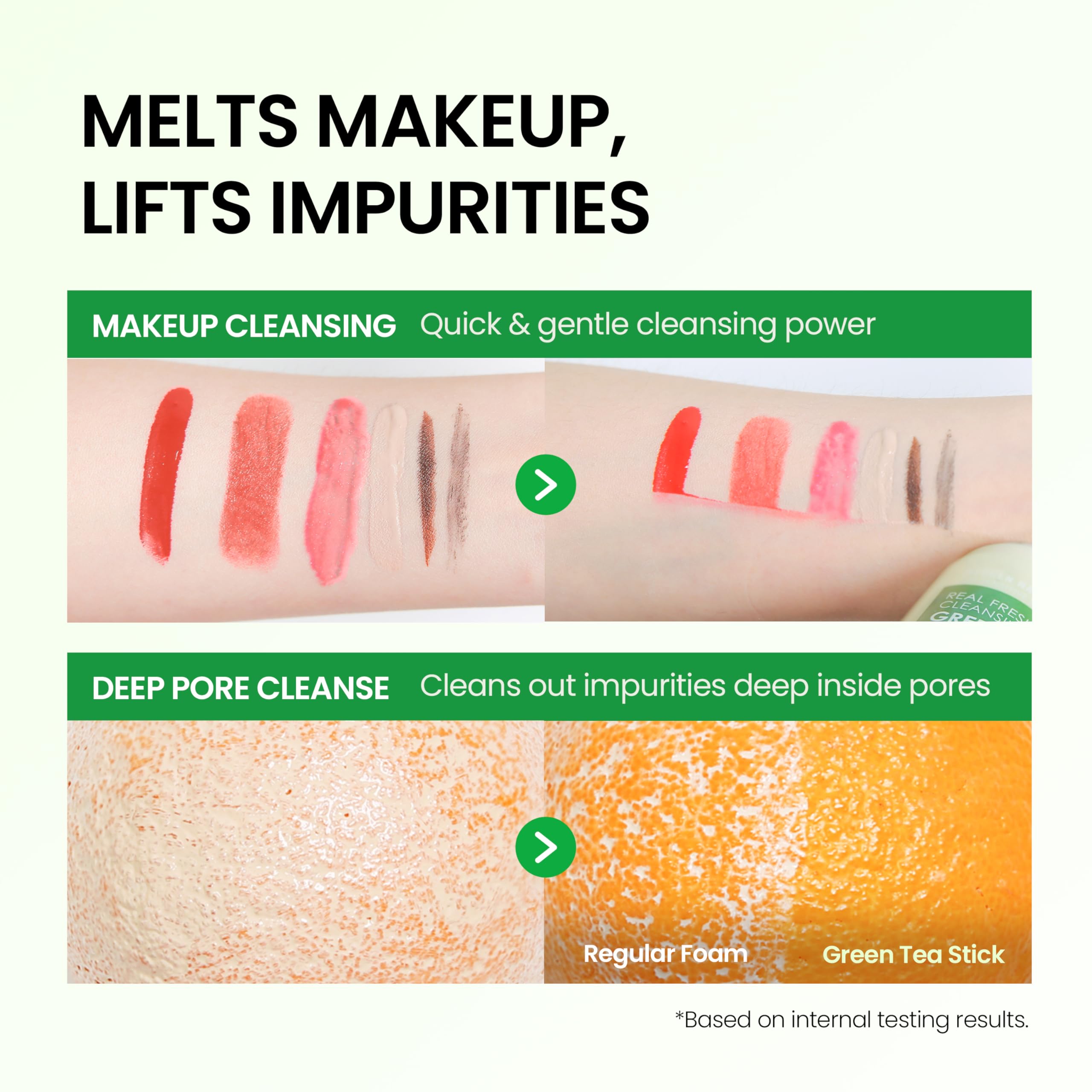 Green tea seed oil in DERMALOGY helps hydrate skin after cleansing.