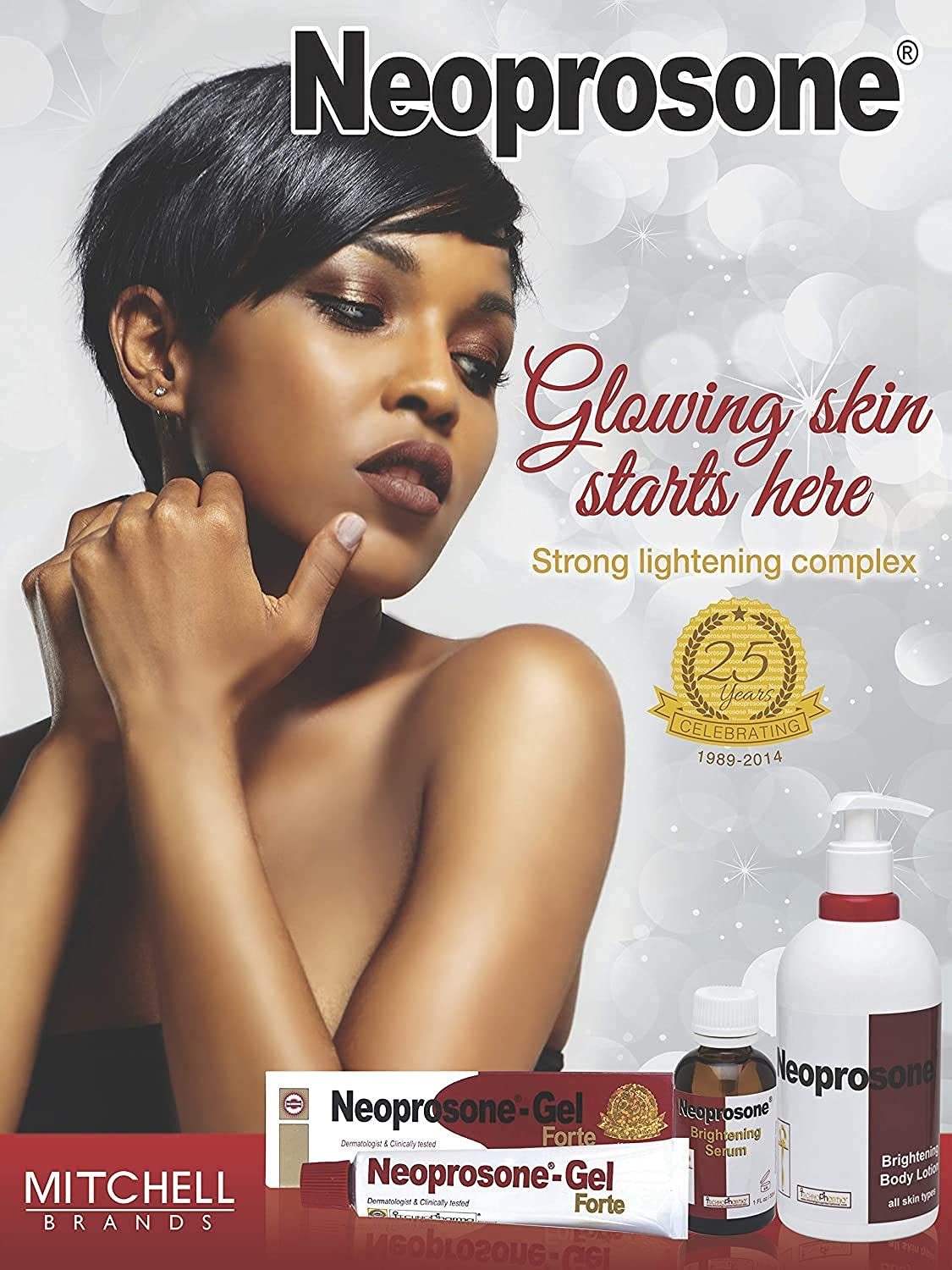 Neoprosone night routine steps guide for bedtime application.
