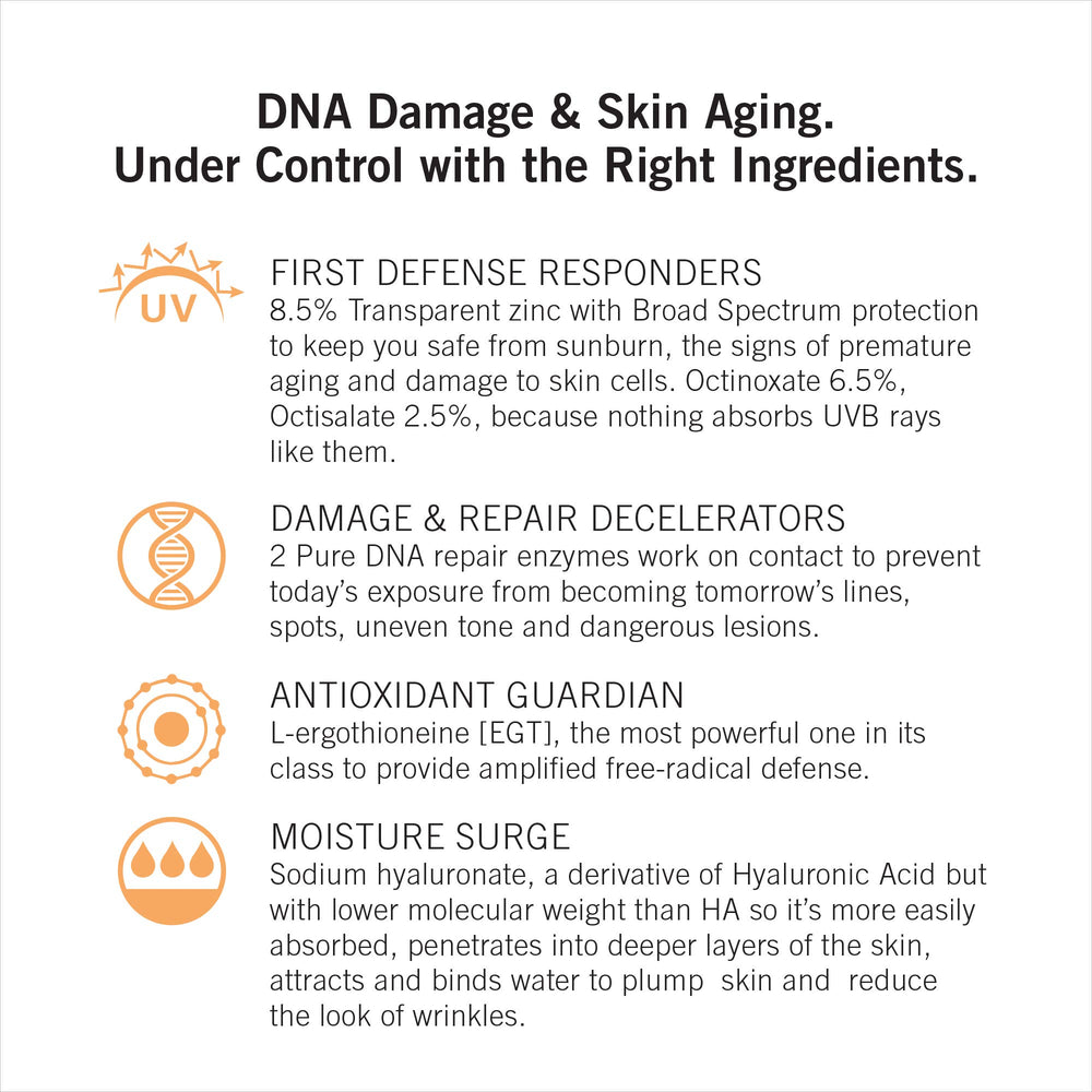 Close-up of even, smooth application on skin with NEOVA sunscreen