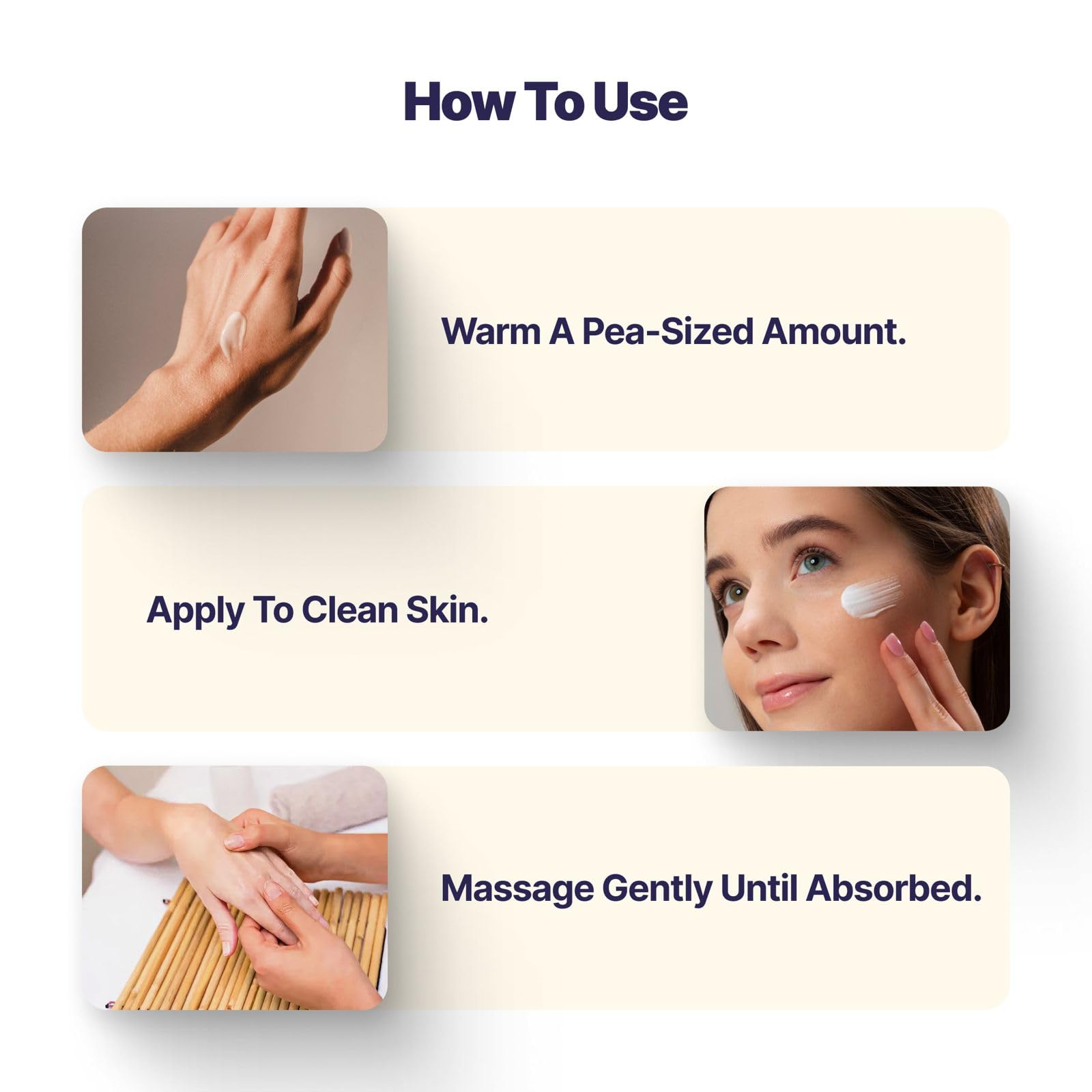 No-scent balm on skin, versatile care for daily use