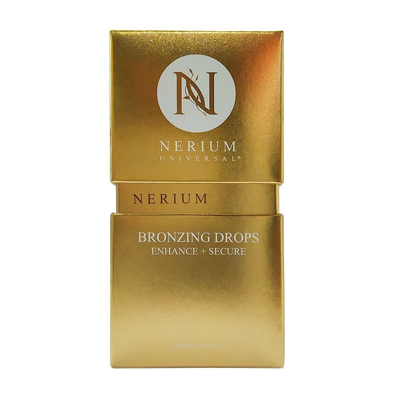 Nerium Glow Bronzing Drops bottle pour delivers quick, customizable sunless glow.