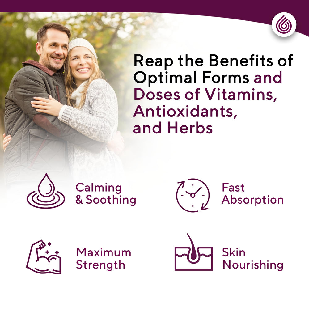 NERVE RENEW natural ingredients close-up signaling nature-inspired nerve nourishment.