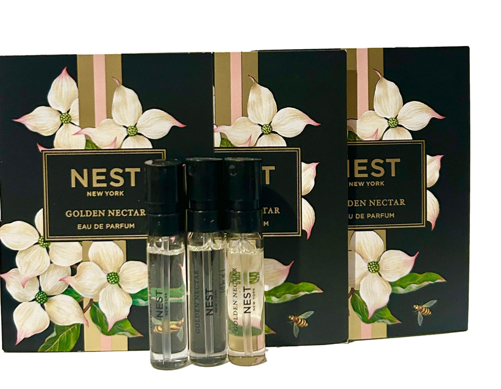 NEST Golden Nectar on-the-go kit helps compare scents throughout the day