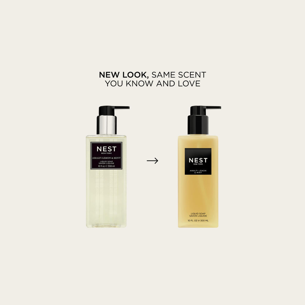 NEST New York Amalfi Lemon & Mint bottle releases a bright fragrance during use