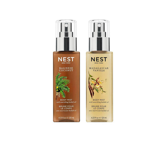 Nest New York Balinese Coconut Perfume Oil Body Mist bottle for refreshing skin and scent layering
