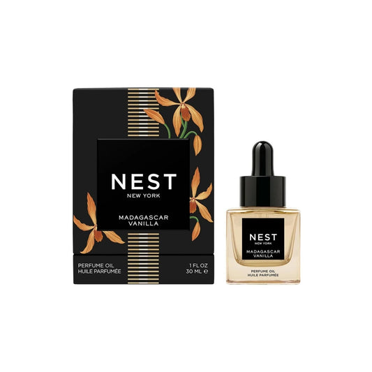 Nest New York Madagascar Vanilla Perfume Oil bottle with dropper for long-lasting scent