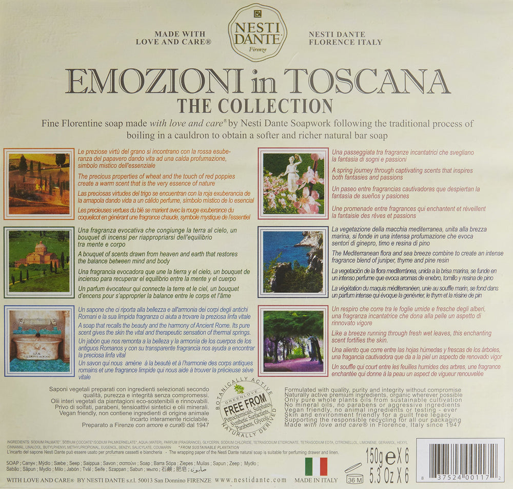 Nesti Dante Emozioni in Toscana La Macchia Odorosa soap bar with woodland luxury