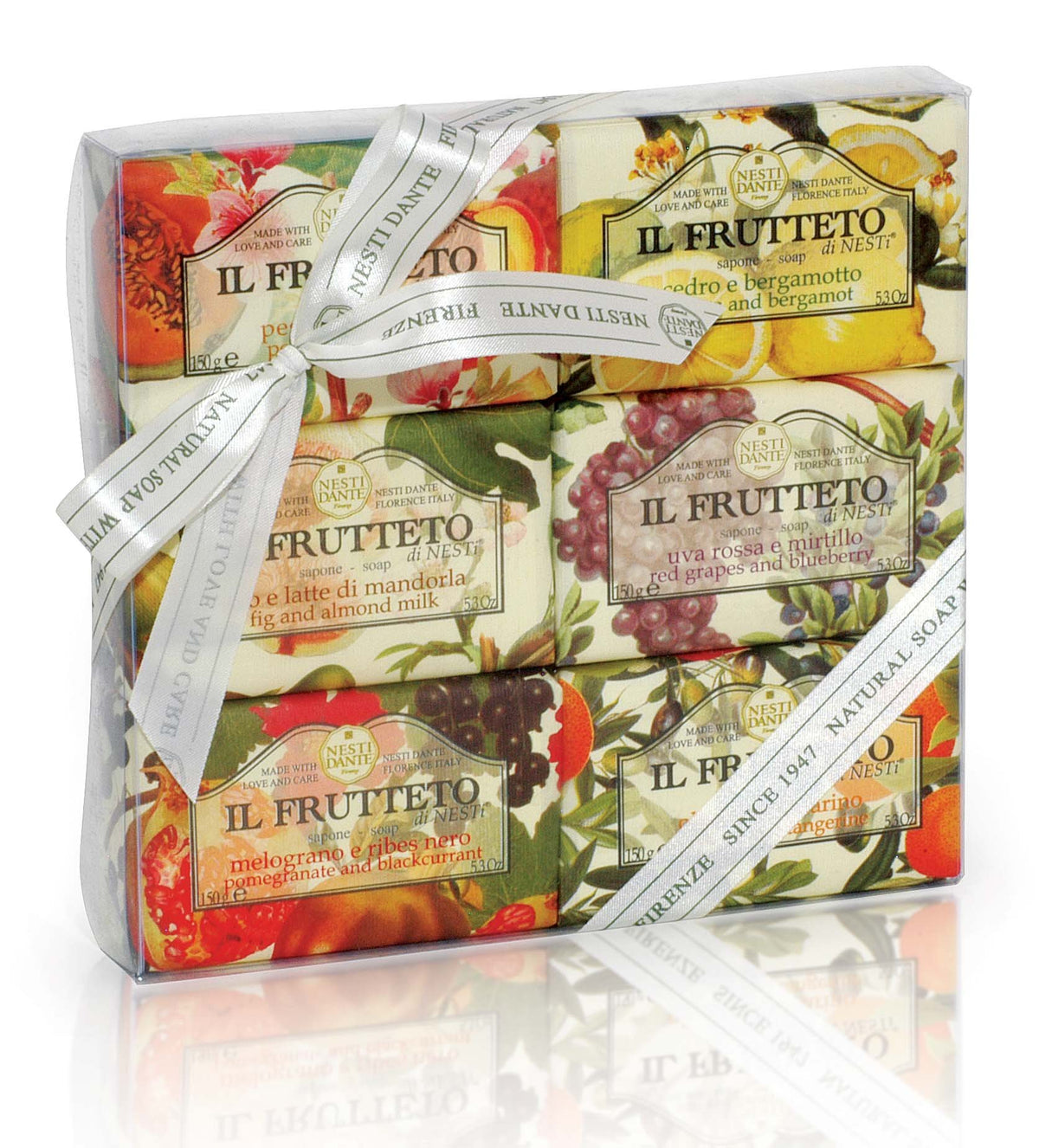 Nesti Dante Frutteto Gift Set displayed box, a refined gift idea for fragrance lovers.