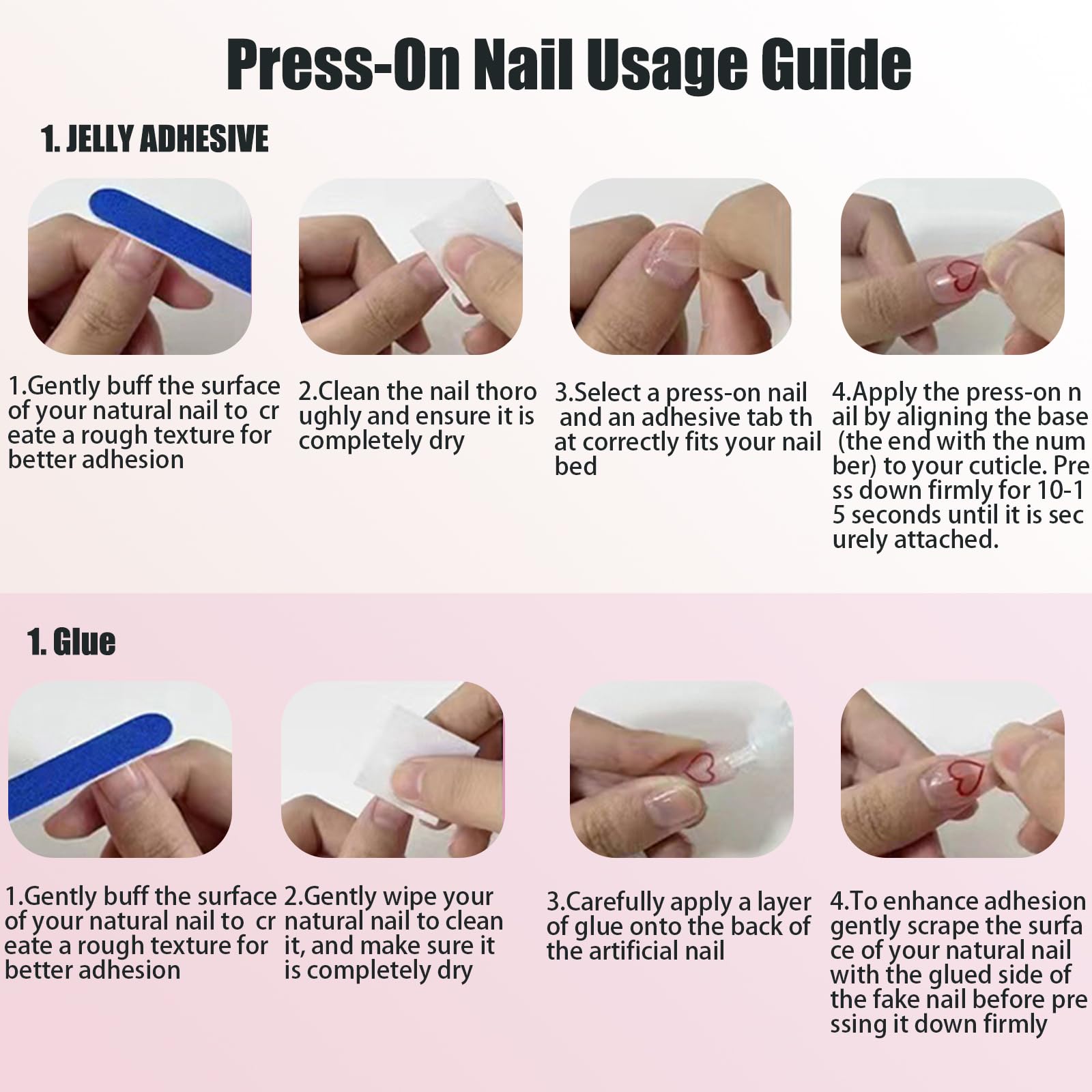 NEUQL reusable press-on nails suitable for day-to-night wear