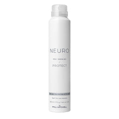 Neuro Protect HeatCTRL Iron Hairspray bottle front view shows shine and protection.