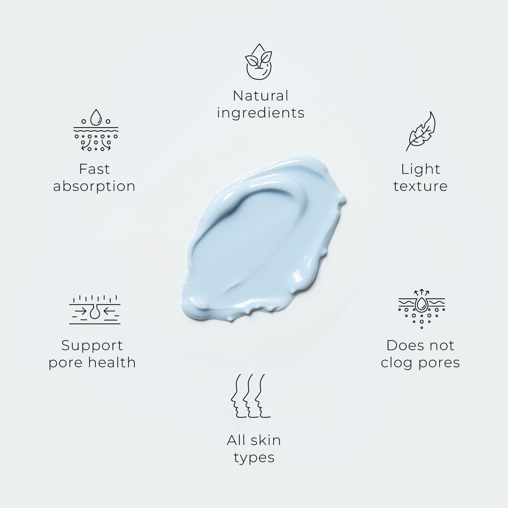 Ingredients label detail emphasizes clean, transparent formulation