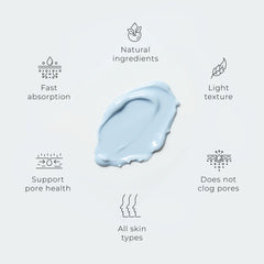 Ingredients label detail emphasizes clean, transparent formulation