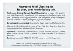 Close-up of Neutrogena Bar Soap Original lathering on skin
