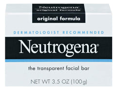 Neutrogena Bar Soap Original after rinse, skin feels clean and refreshed
