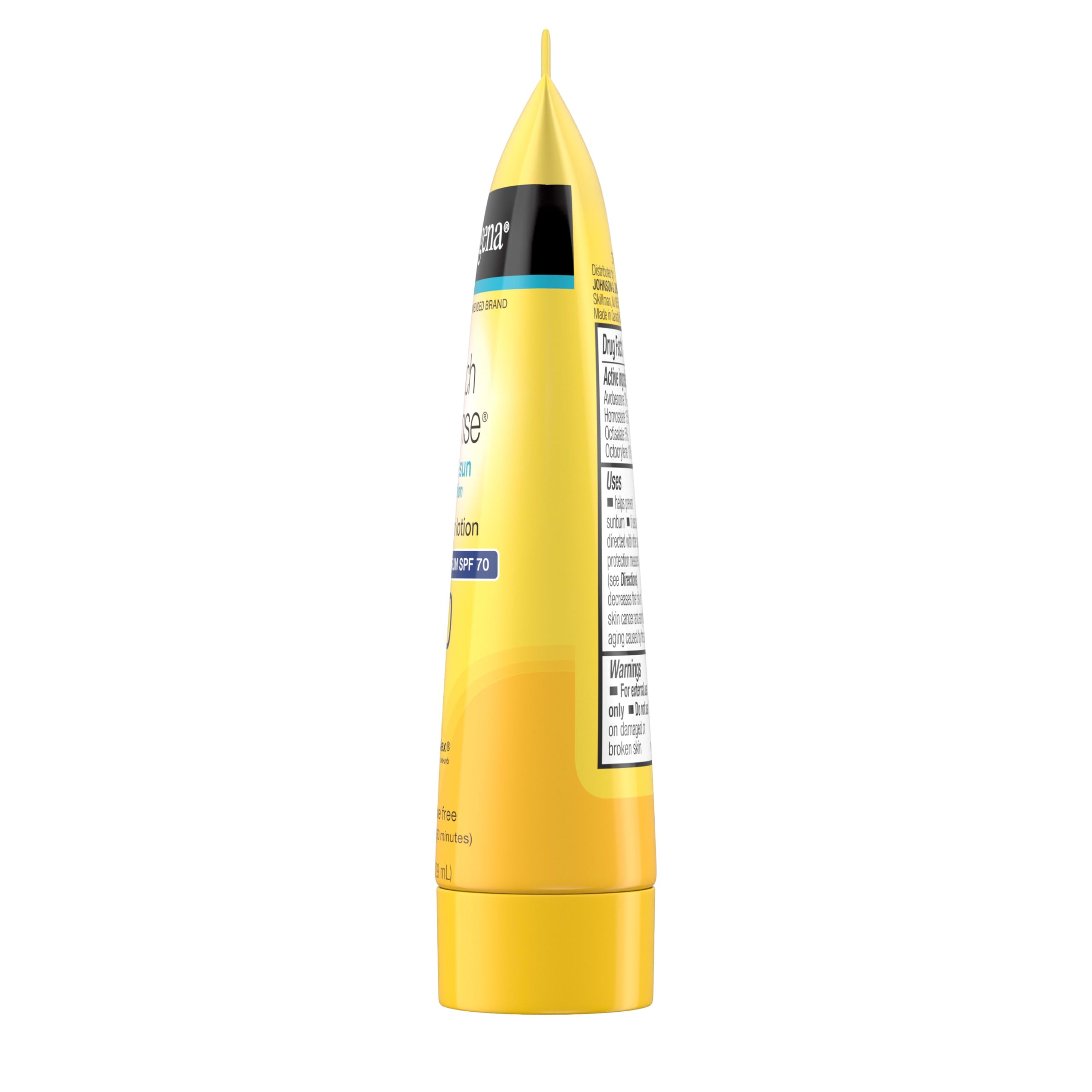 Helioplex technology in Neutrogena Beach Defense SPF 70 for broad spectrum protection.