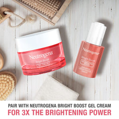 Neutrogena Bright Boost Serum with routine context shot