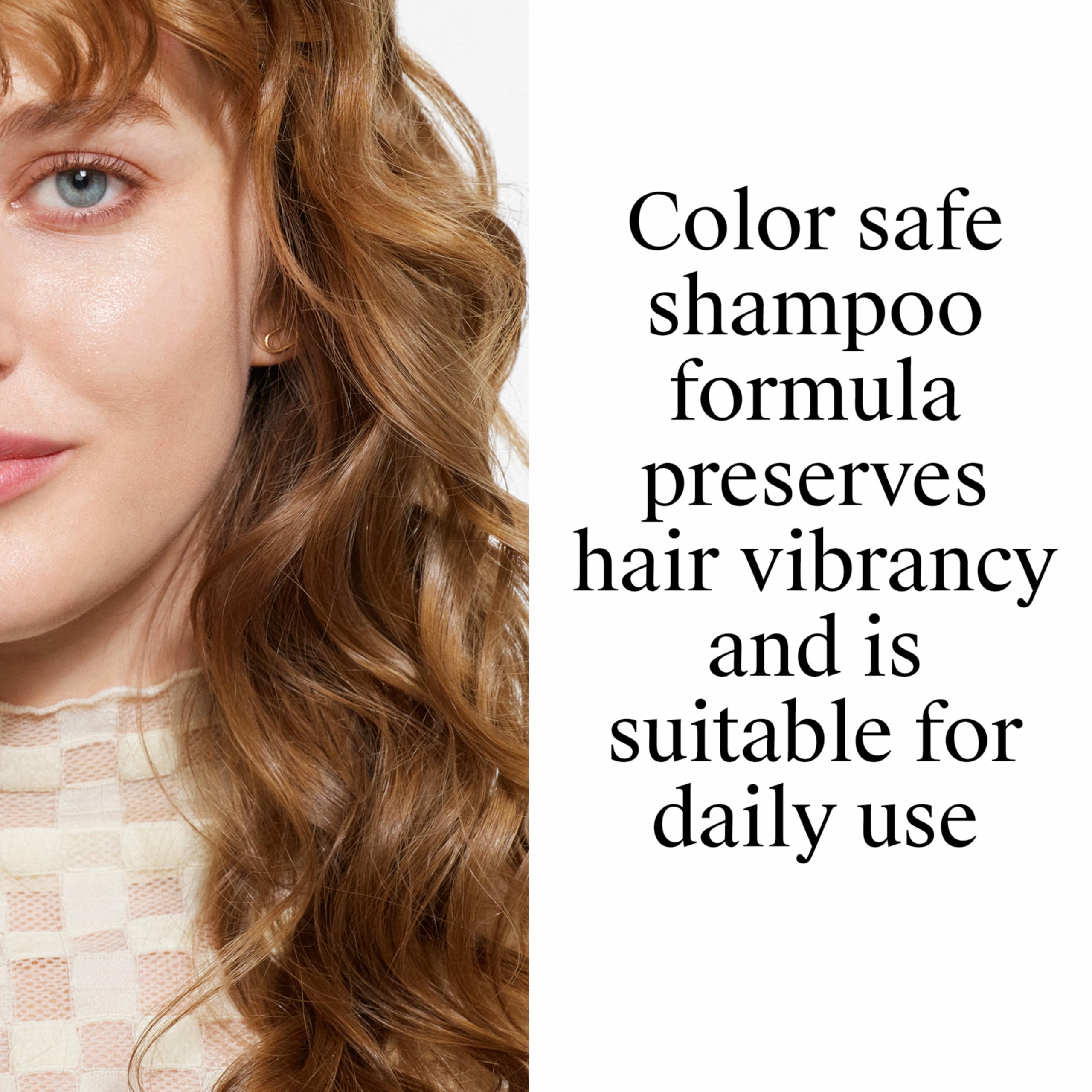 Neutrogena color-safe shampoo packaging signals color protection during clarifying use.