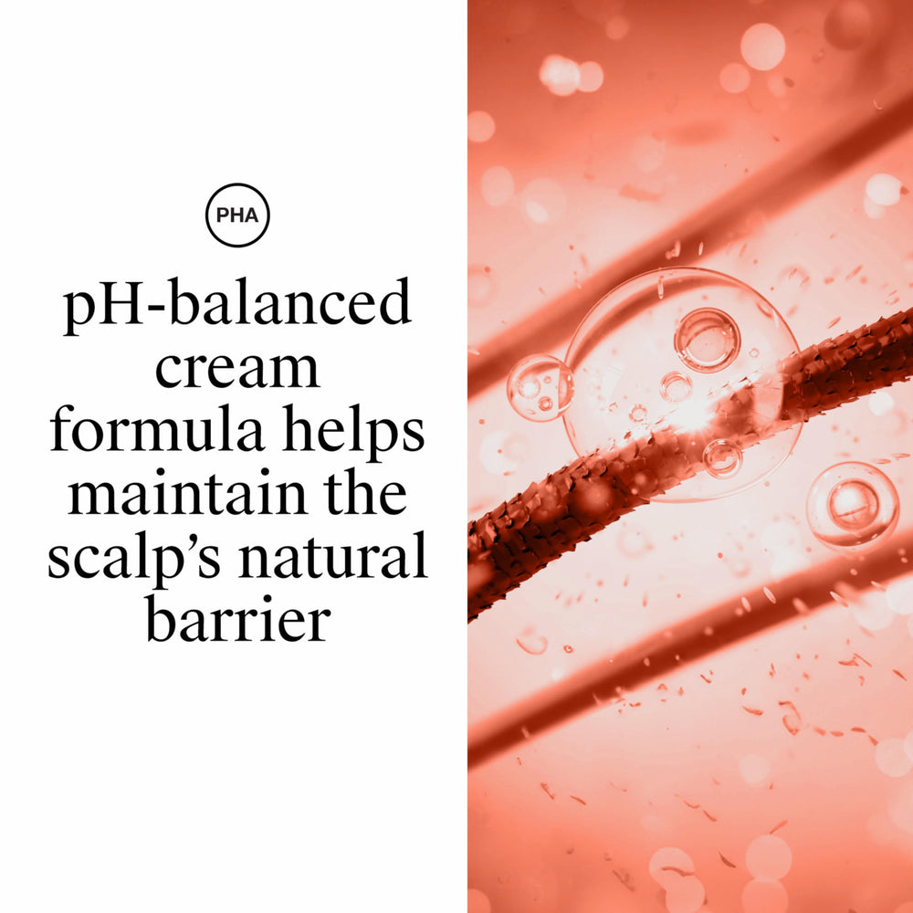 Neutrogena exfoliating healthy scalp clarifying-residue-removal image shows deep cleansing action.