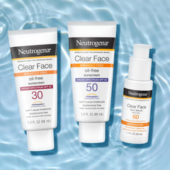 Neutrogena fragrance-free and oxybenzone-free packaging for sensitive skin.