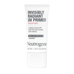 Neutrogena Healthy Skin Invisibly Radiant SPF 30 primer bottle with universal clear finish
