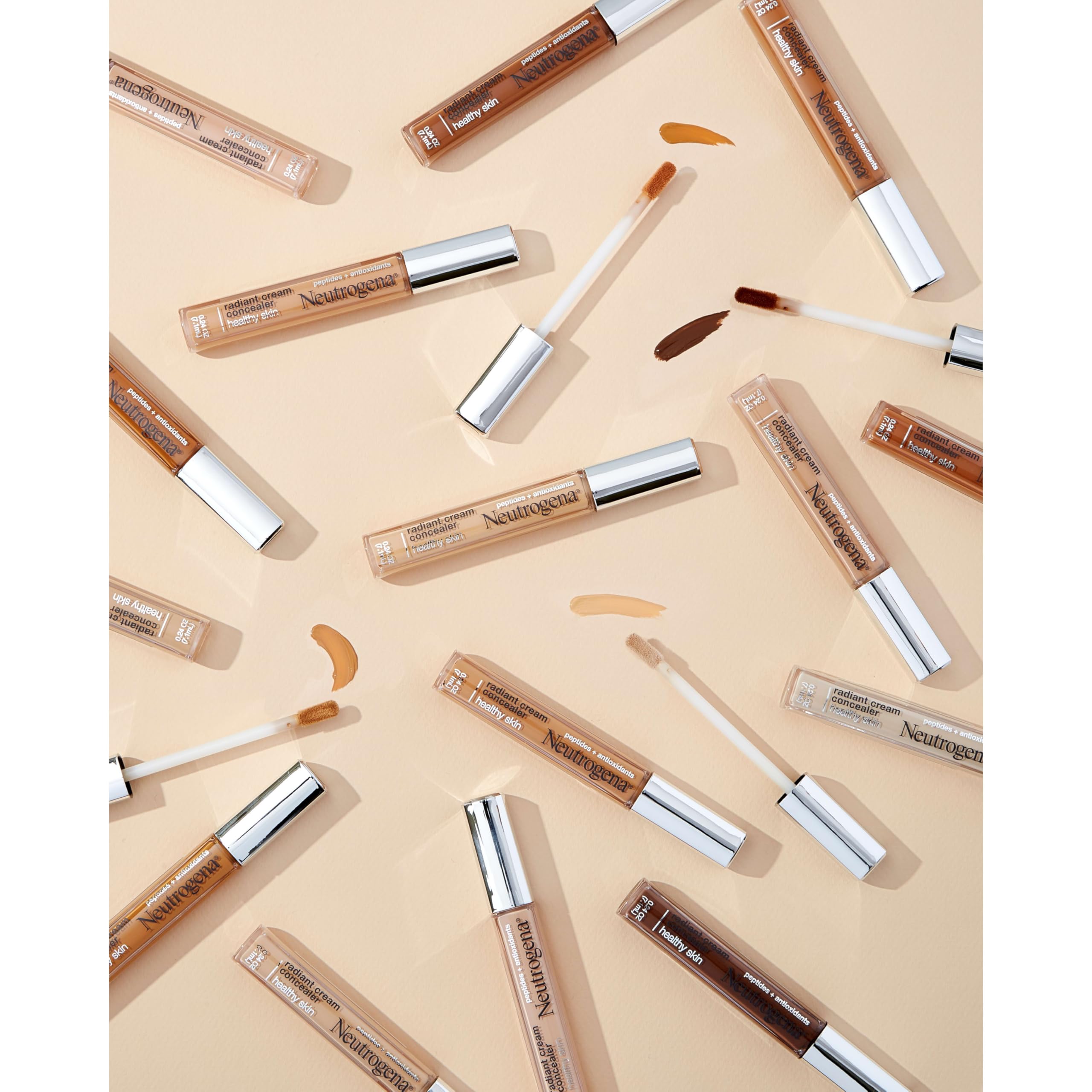 Neutrogena under-eye application shot showing seamless blend and brightened look.