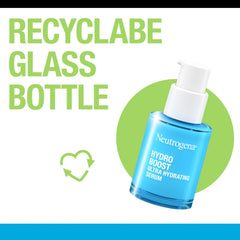 Fragrance-free label on Neutrogena Hydro Boost bottle signals gentle formula