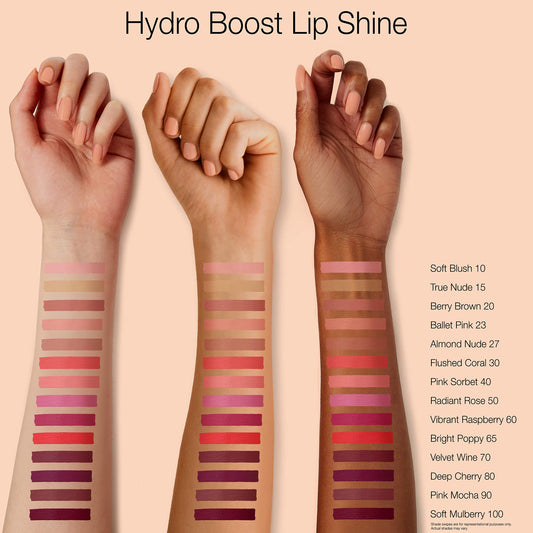 Velvet Wine swatches on skin reveal buildable luminous color.