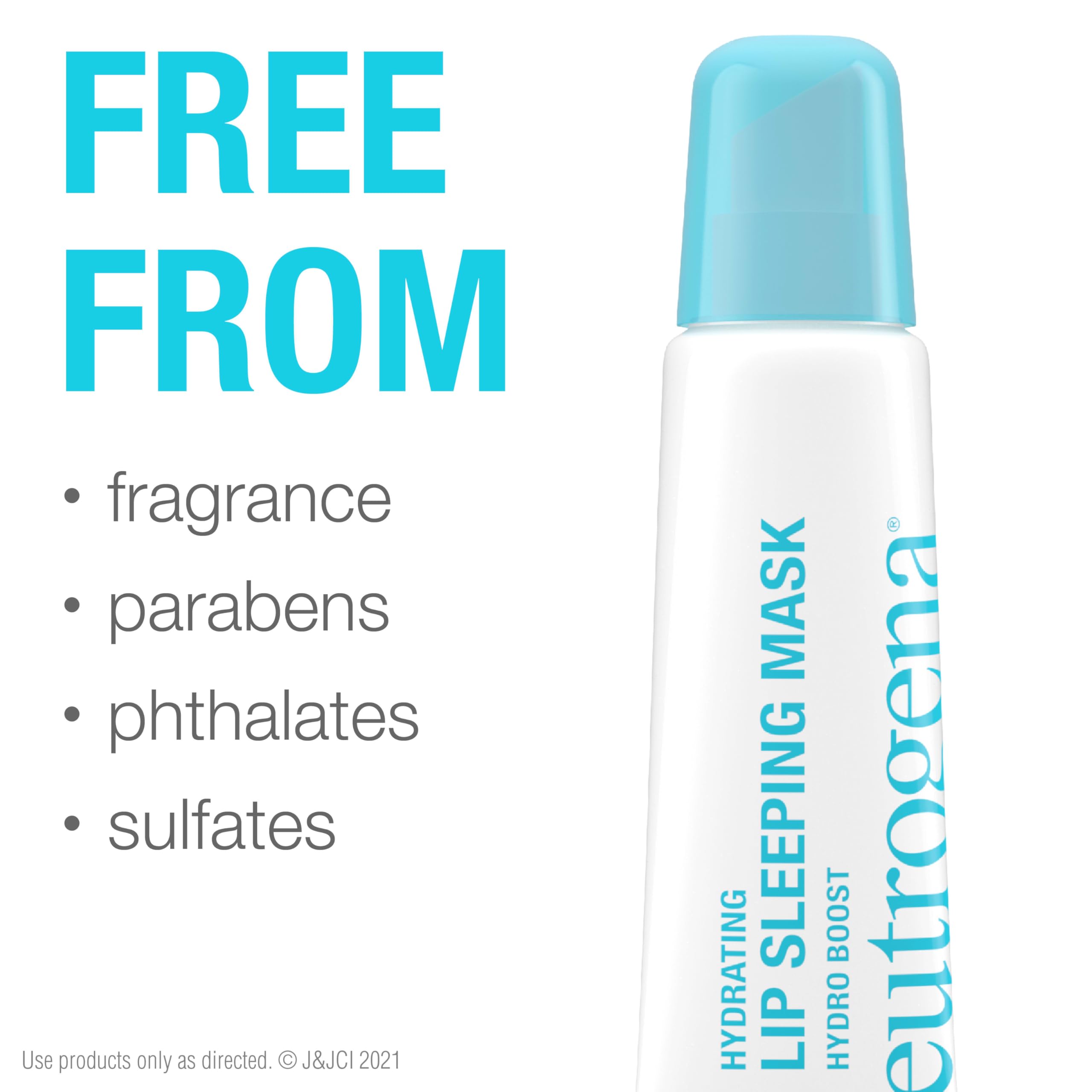 Evening routine with Neutrogena Hydro Boost Lip Sleeping Mask