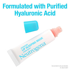 Texture and clarity of Neutrogena Lip Sleeping Mask in clear formula