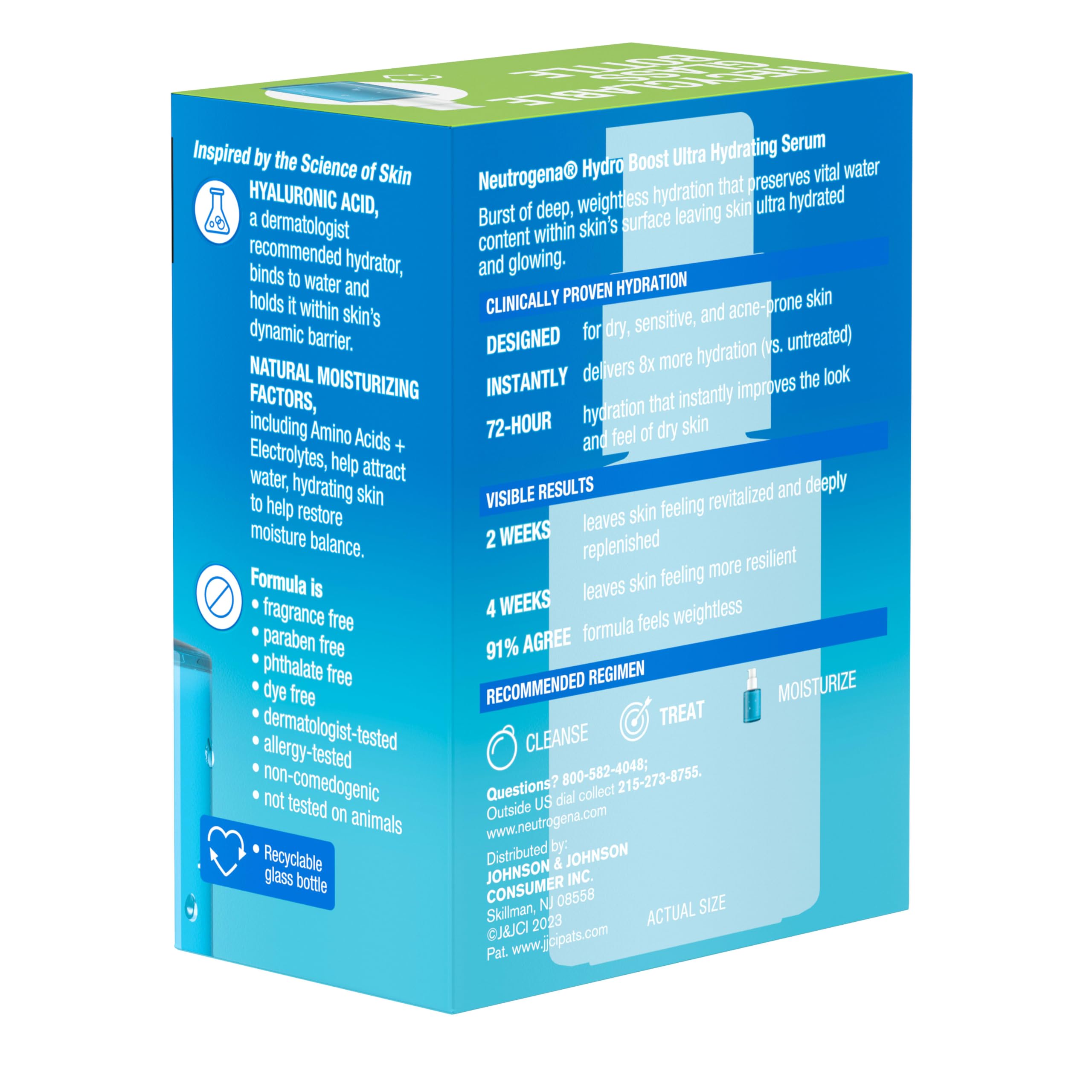 Softer, smoother-looking skin after regular use with Neutrogena Hydro Boost