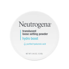 Neutrogena Hydro Boost translucent setting powder pours for an even, hydrated finish.