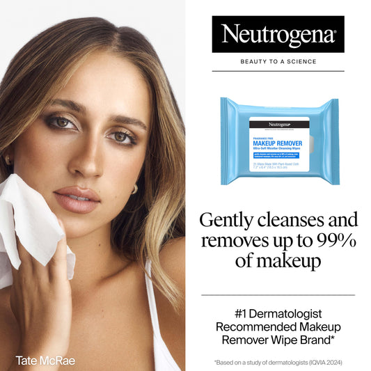 Neutrogena individually wrapped makeup remover wipe for on the go