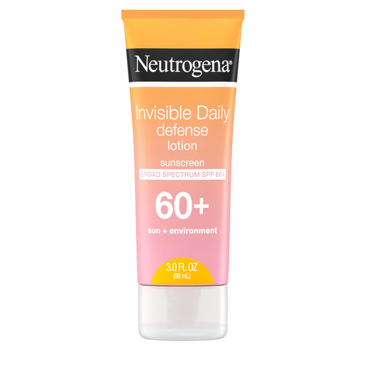 Neutrogena Invisible Daily Defense bottle-pour provides quick UV protection for outdoor days.