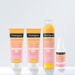Neutrogena Invisible Daily Defense quick-dry texture feels light and comfortable.