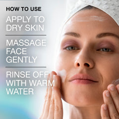 Neutrogena Makeup Melting Cleansing Balm applied near the eyes, gentle enough for sensitive areas.