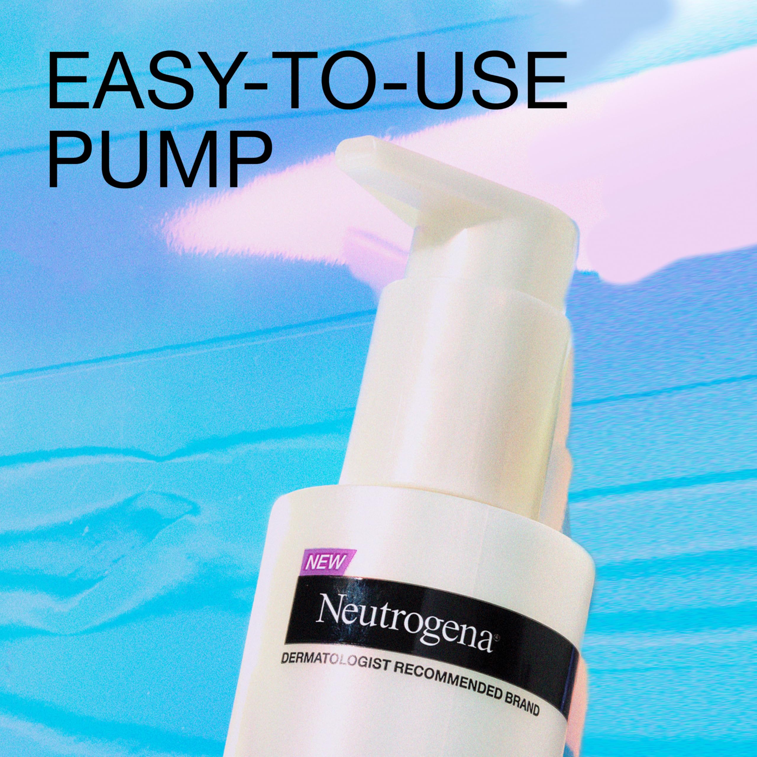 Neutrogena jelly cleanser texture melts makeup on skin for quick cleansing