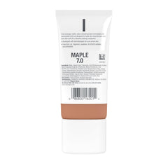 Neutrogena Maple 7-0 swatch blended for smooth complexion.