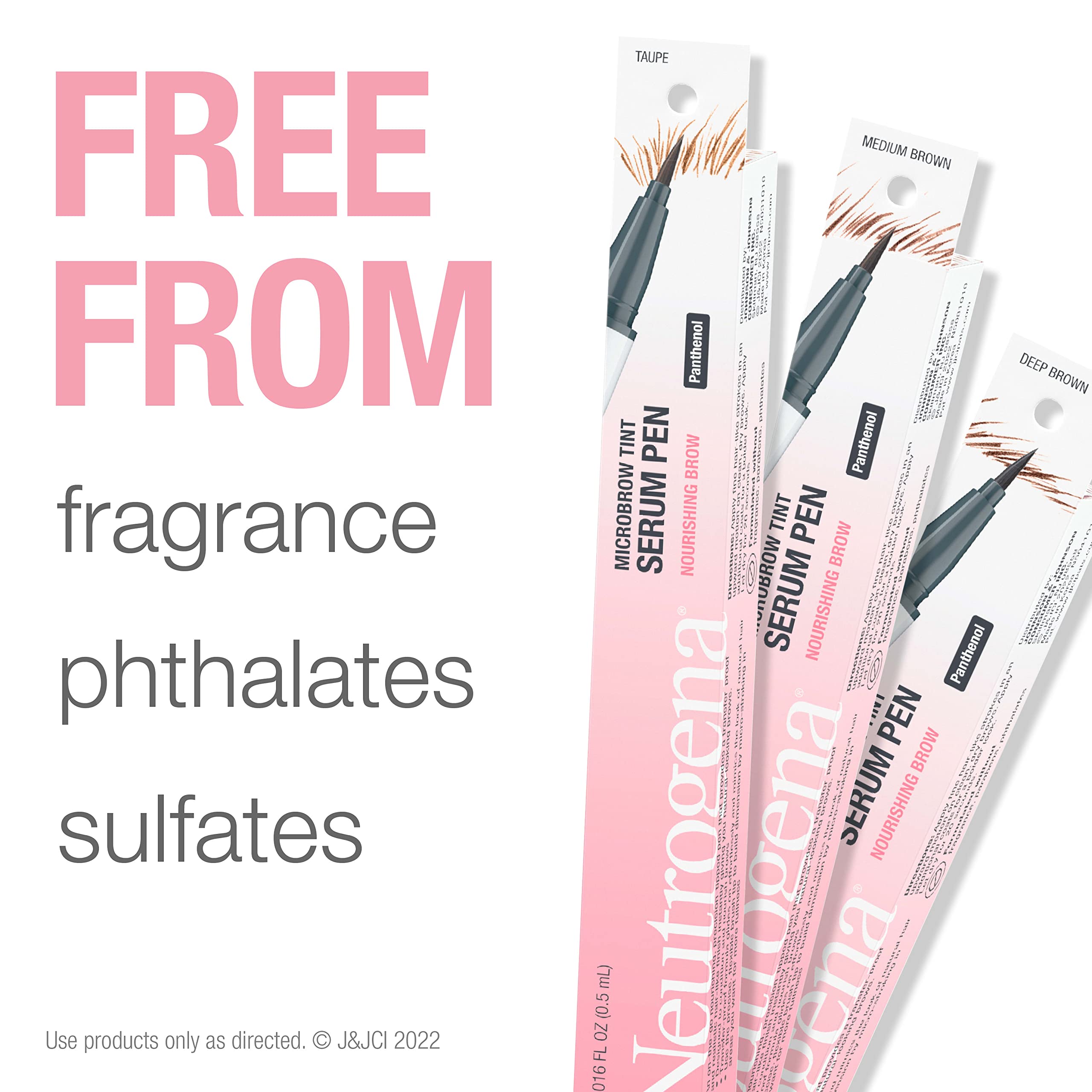 Neutrogena Microbrow Tint Serum Pen natural-looking brows with hair-like strokes