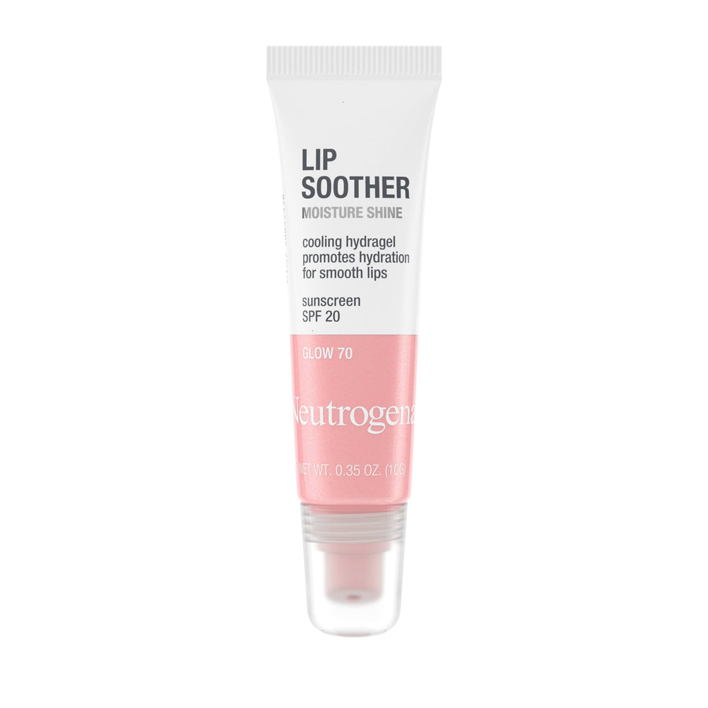 Neutrogena MoistureShine lip soother glycerin locks in moisture for comfort.