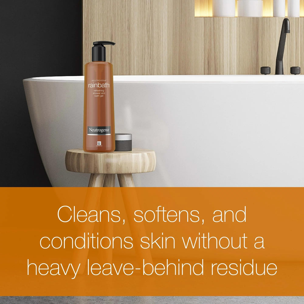Neutrogena Rainbath Gel Original fragrance close-up with spa-like notes